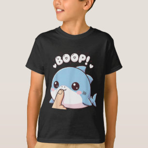 Camiseta Tubarao Boop Nariz Bonito Engraçado Boong Meme de
