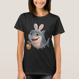 Camiseta Tubarão Branco da Páscoa