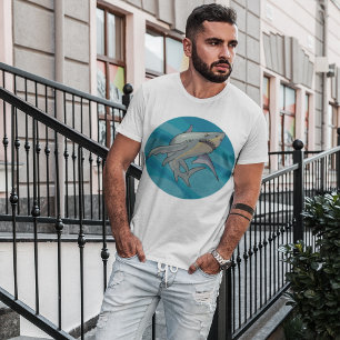 Camiseta Tubarão Branco do excelente