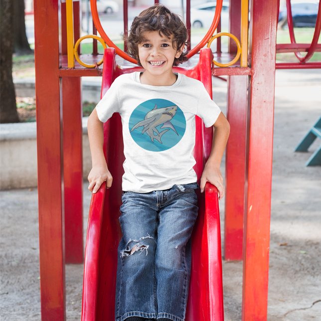 Camiseta Tubarão Branco do excelente (Criador carregado)