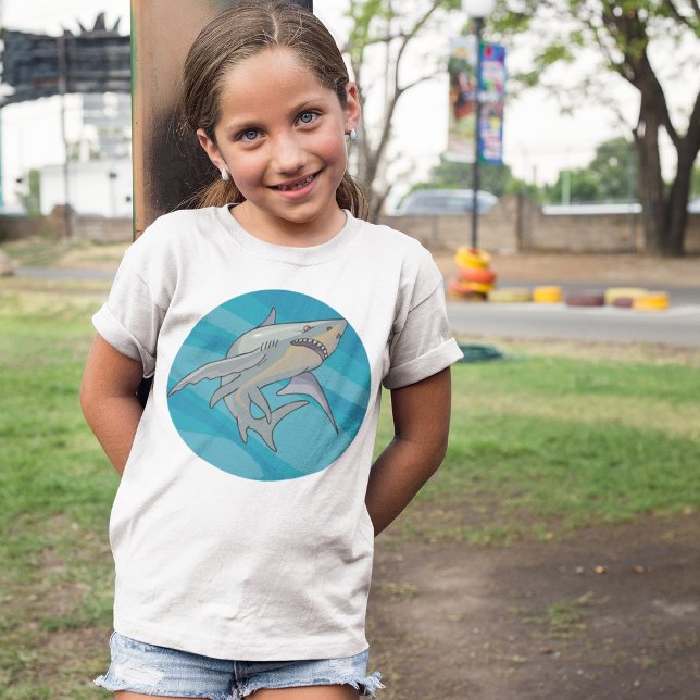 Camiseta Tubarão Branco do excelente (Criador carregado)