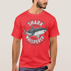 Camiseta Tubarão-branco Excelente de Roupa de sussurro de t