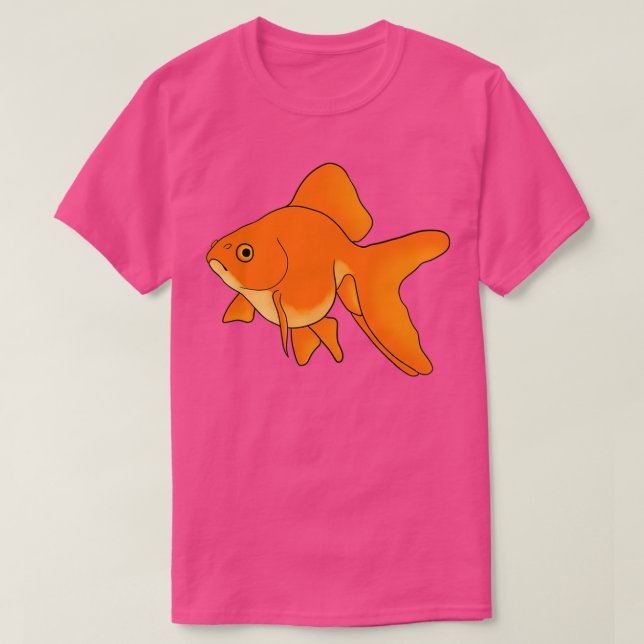 Camiseta Tubarão Clássico Goldfish (Frente do Design)