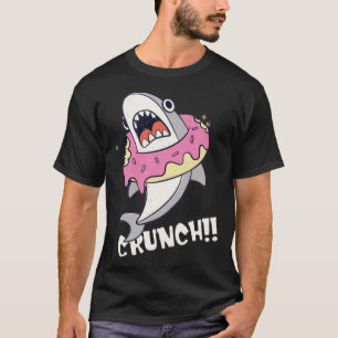 Camiseta Tubarão cortado com rosquinha