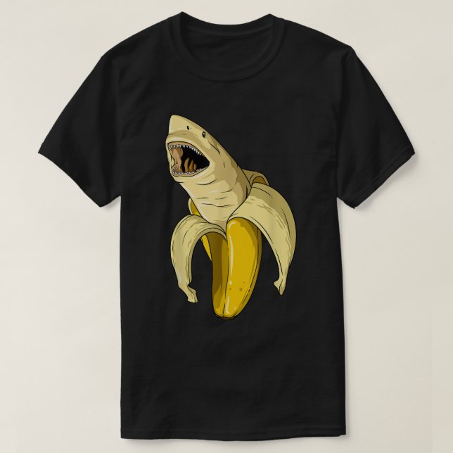 Camiseta Tubarão de Banana Tubarão de Banana Parte Consider (Frente do Design)