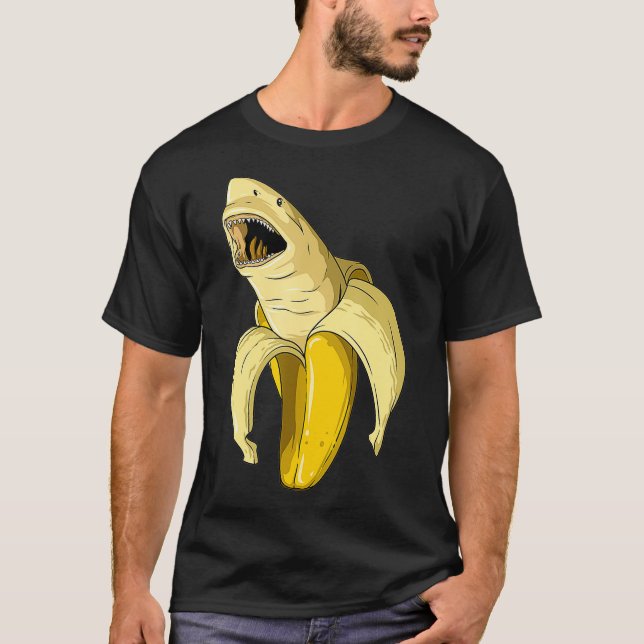 Camiseta Tubarão de Banana Tubarão de Banana Parte Consider (Frente)