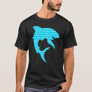 Camiseta Tubarão de Bolinha Azul Dia Internacional do Ponto