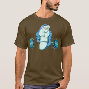 Camiseta Tubarão de Elevação de Peso