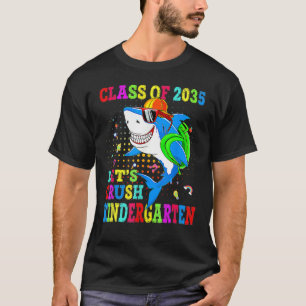 Camiseta Tubarão-De-Jardim-De-vamos Esmagado De Volta À Cla