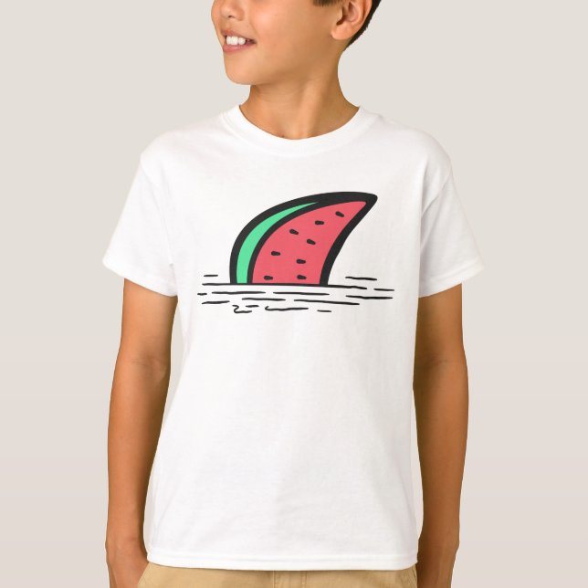 Camiseta Tubarão de melancia (Frente)