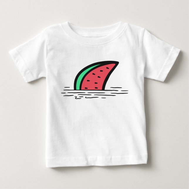 Camiseta Tubarão de melancia (Frente)