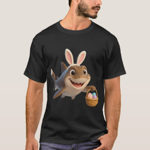 Camiseta Tubarão-de-ponta-branca-do-oceano de Páscoa