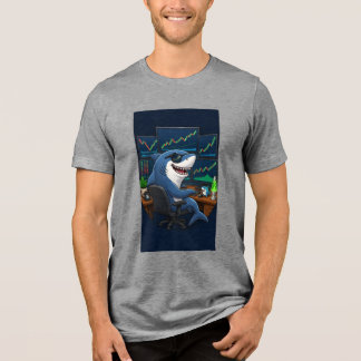 Camiseta Tubarão de Wall Street.