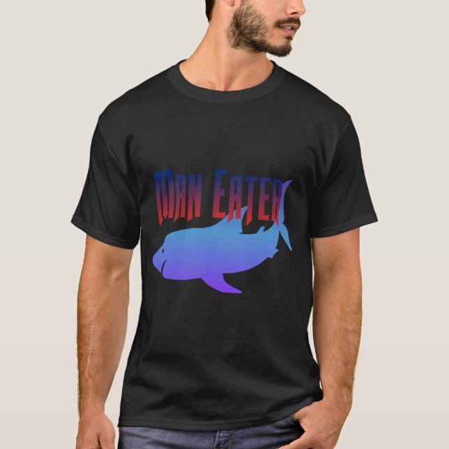 Camiseta Tubarão design Clássico . (Frente)