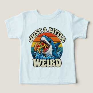 Camiseta Tubarão Engraçado Comendo Pizza