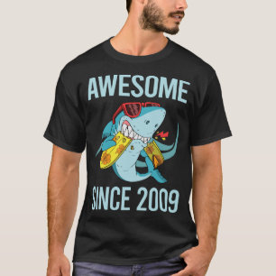 Camiseta Tubarão Engraçado - Incrível Desde 2009