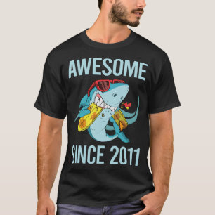 Camiseta Tubarão Engraçado - Incrível Desde 2011