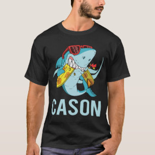 Camiseta Tubarão Engraçado - Nome do Cason