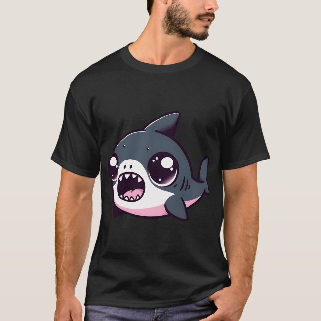 Camiseta Tubarão fofo (Frente)