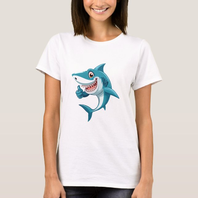 Camiseta Tubarão fofo (Frente)