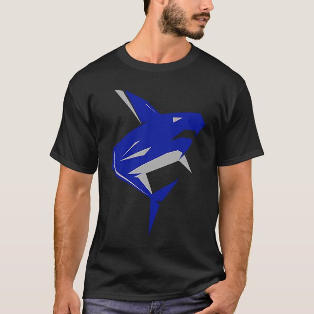Camiseta Tubarão-gráfico e oceano animal para tubarão (Frente)