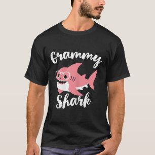 Camiseta Tubarão Grammy Dia das Mães Avó Engraçado 
