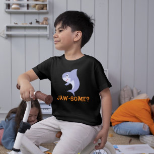 Camiseta Tubarão "Jaw-some", Amantes De Tubarão Presente Pa