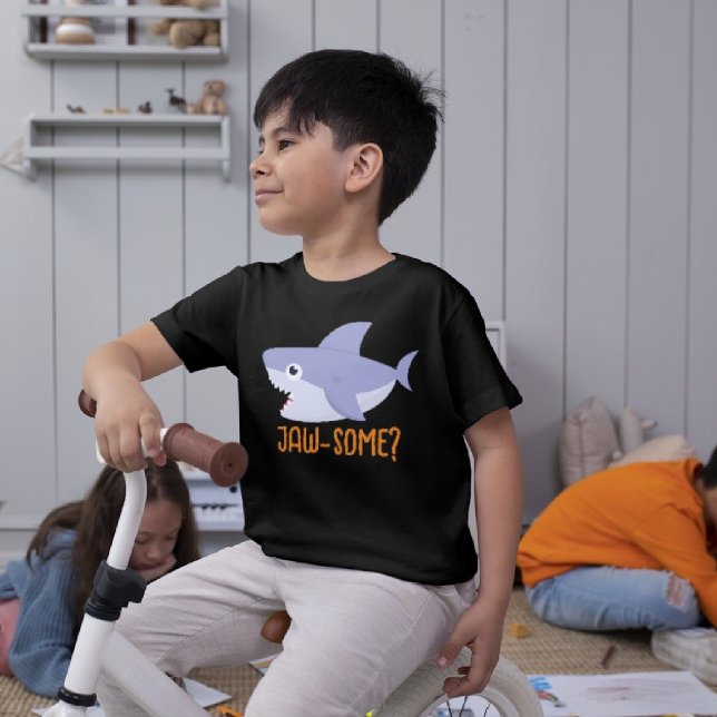 Camiseta Tubarão "Jaw-some", Amantes De Tubarão Presente Pa (Criador carregado)