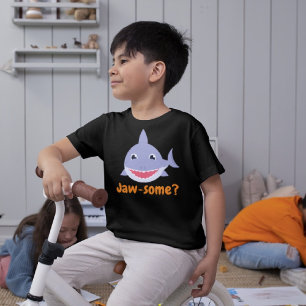 Camiseta Tubarão "Jaw-some", Amantes De Tubarão Presente Pa