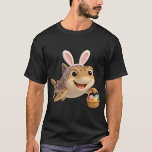 Camiseta Tubarão-leopardo da Páscoa