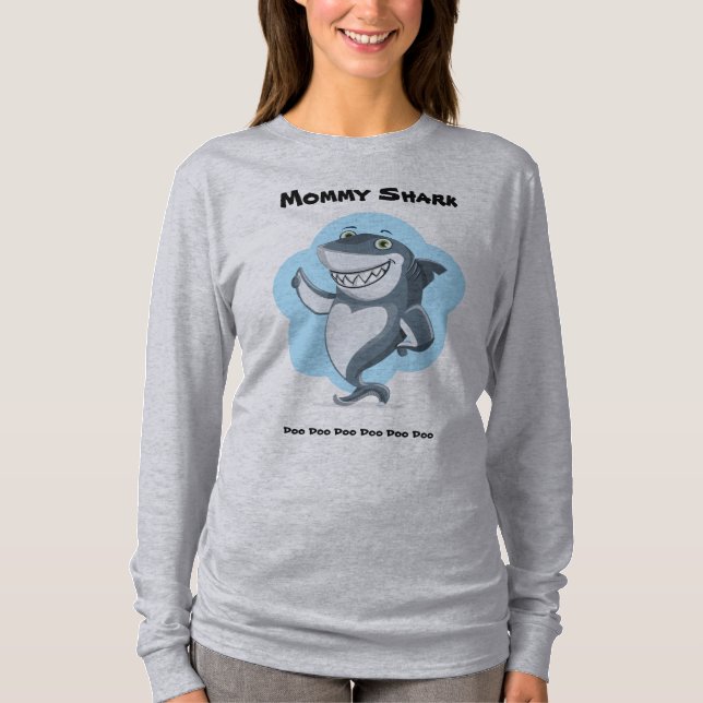 Camiseta Tubarão Mamãe (Frente)