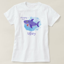 Camiseta Tubarão Mamãe Roxo