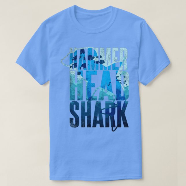 Camiseta Tubarão-martelo (Frente do Design)