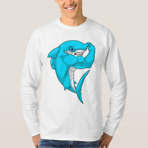 Camiseta Tubarão-martelo como crepúsculo-rabisco em Bodybui