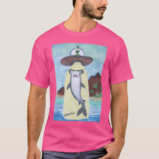 Camiseta Tubarão-martelo sendo raptado