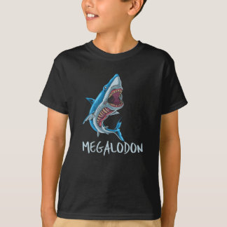 Camiseta Tubarão Megalodon - Criatura Oceânica Pré-Históric