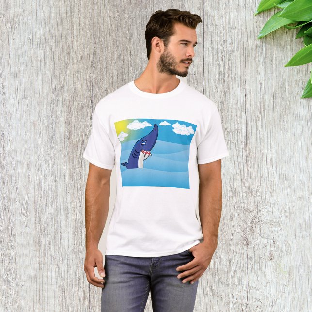 Camiseta Tubarão No Oceano (Criador carregado)
