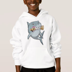 Camiseta Tubarão no xadrez com pedaço de xadrez King