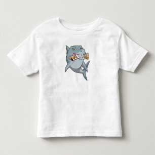 Camiseta Tubarão no xadrez com pedaço de xadrez King