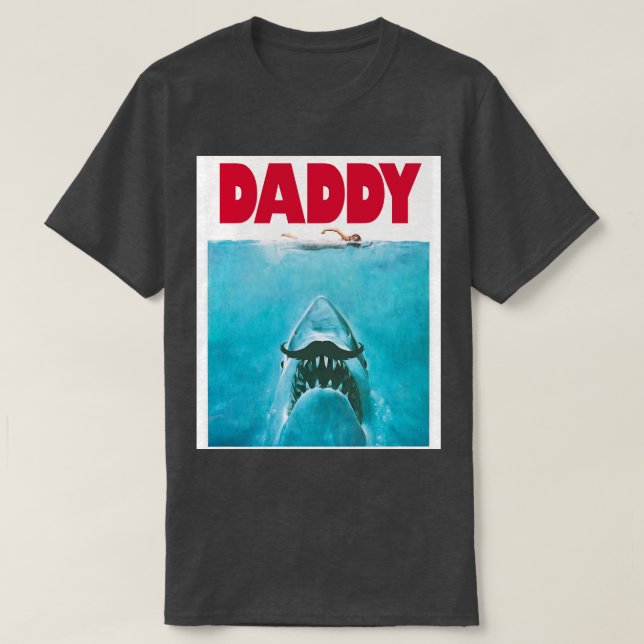Camiseta Tubarão pai (Frente do Design)