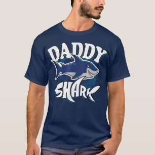 Camiseta Tubarão-Pai Engraçado Presente no Pai Aniversário