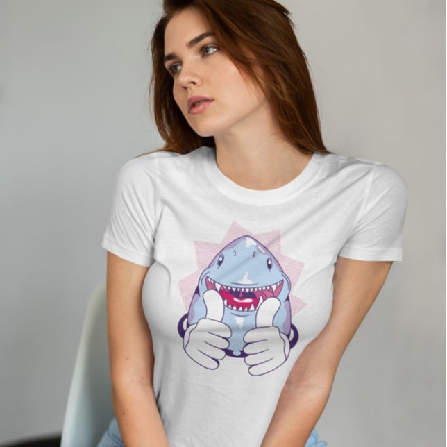 Camiseta Tubarão Para Cima (Criador carregado)