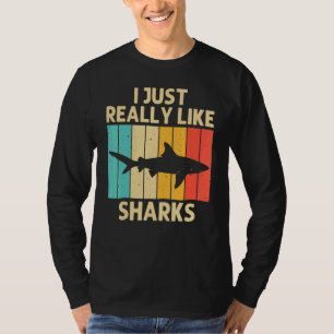 Camiseta Tubarão Para Homens Mulheres Hammerhead Tubarões T