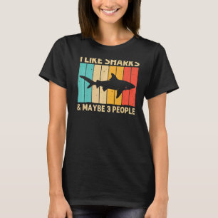 Camiseta Tubarão Para Homens Tubarões-Tigre-Hammerhead
