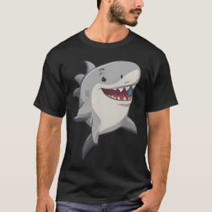 Camiseta tubarão pequeno