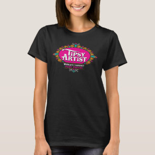 Camiseta Tubarão Preto Artista Tipsy