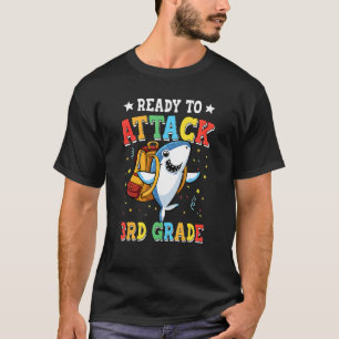 Camiseta Tubarão Pronto Para Atacar O Garoto Da 3ª Série