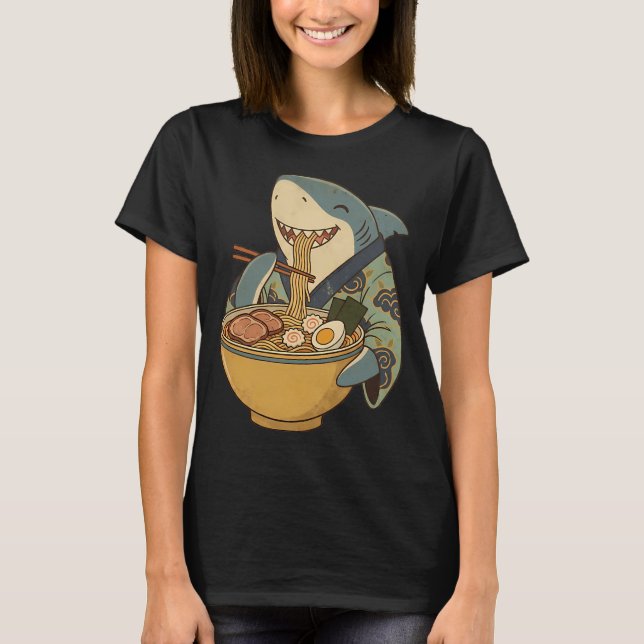 Camiseta Tubarão Ramen (Frente)