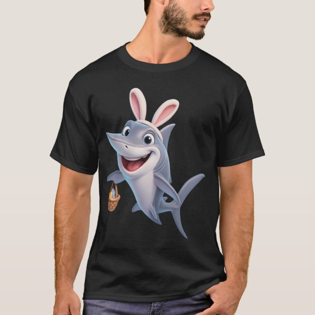 Camiseta Tubarão-Raposa da Páscoa (Frente)
