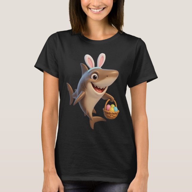 Camiseta Tubarão-seda da Páscoa (Frente)